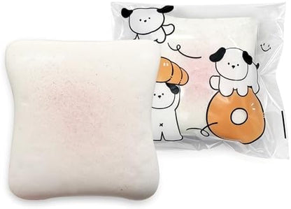 White bread butter squishy slow rising toast soft stress relief toy
