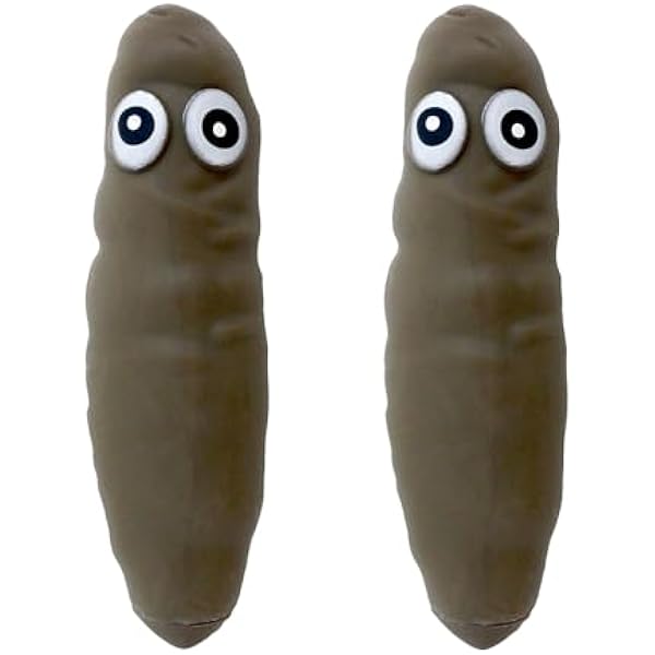 Poop squishy 2 pack fake poo sensory stress toy