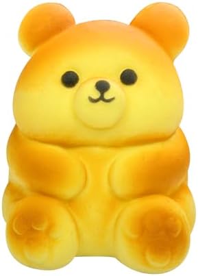Cute bear bread squishy slow rising kawaii food fidget toy