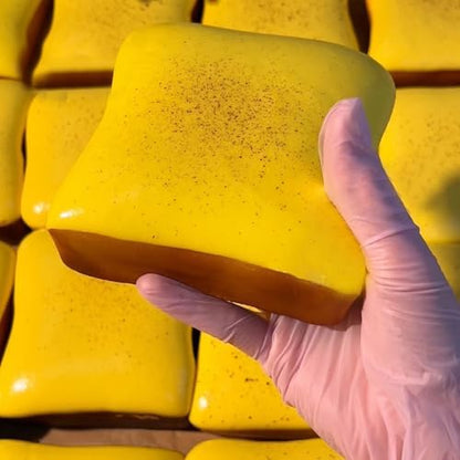 Buttery yellow bread butter squishy slow rising toast soft stress relief toy