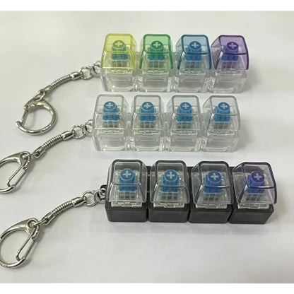 LED keyboard fidget clicker 3 pack mechanical button stress relief