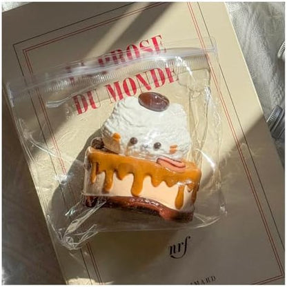 Cat cake taba squishy soft silicone kawaii sensory fidget toy
