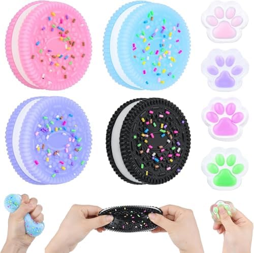 Classic taba squishy 2-pack strawberry pink soft squeeze sensory stress fidget