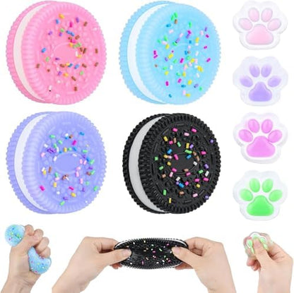 Classic taba squishy 2-pack strawberry pink soft squeeze sensory stress fidget