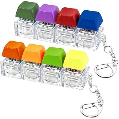 Mini keyboard fidget clicker bright color stress toy