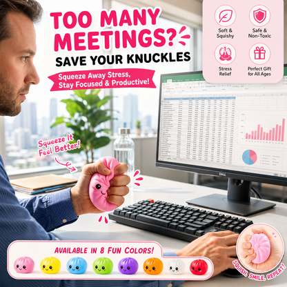 Dumpling Squishy Mystery Box – Kawaii Bao Bun Fidget